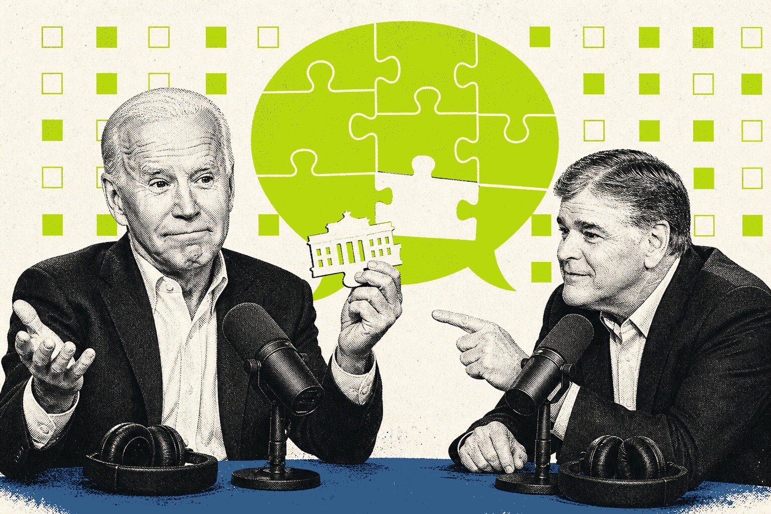 Christopher Hahn, Joe Biden, Sean Hannity