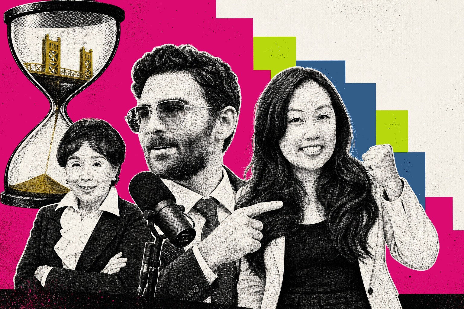 Hasan Piker, Doris Matsui, Mai Vang