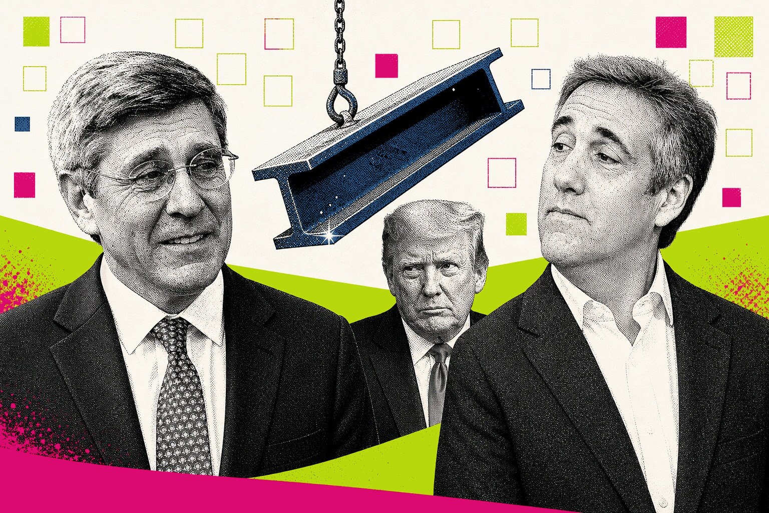Stephen Moore, Michael Cohen, Donald Trump