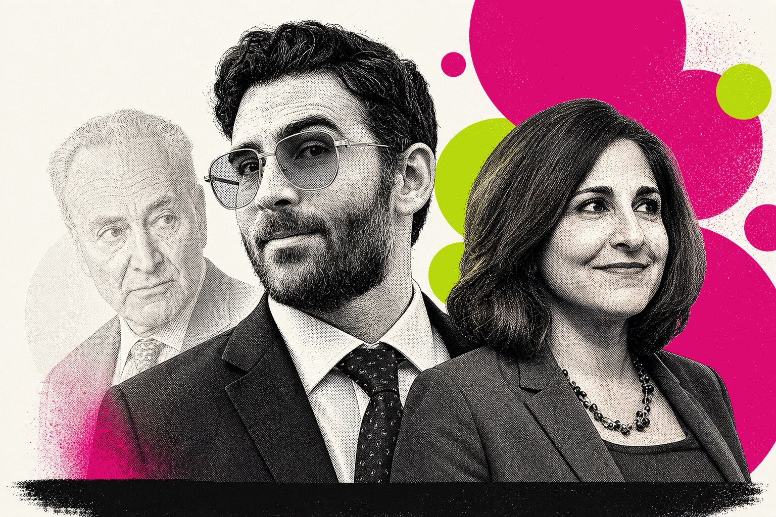 Hasan Piker, Chuck Schumer, Neera Tanden