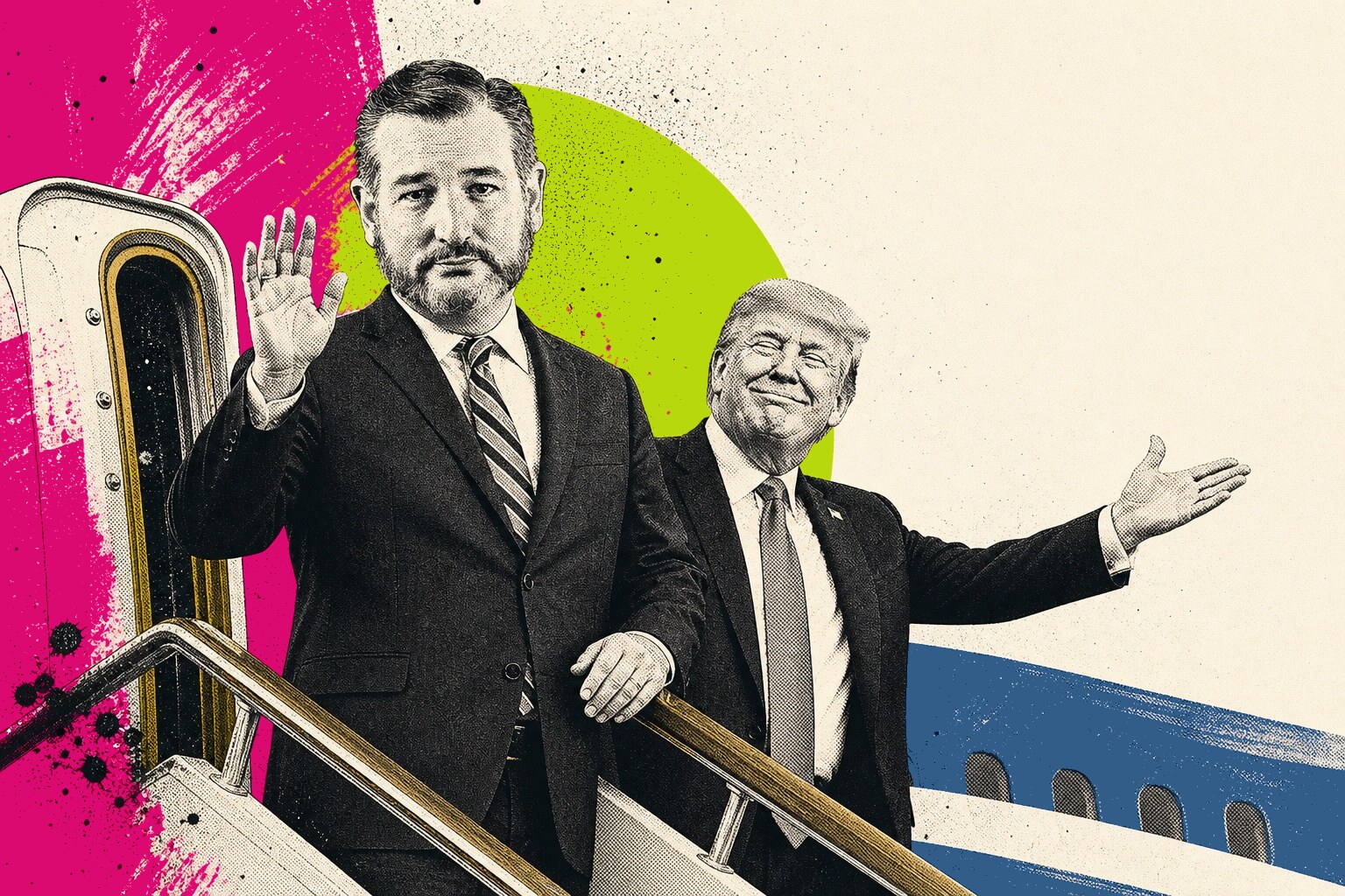 Ted Cruz, Donald Trump