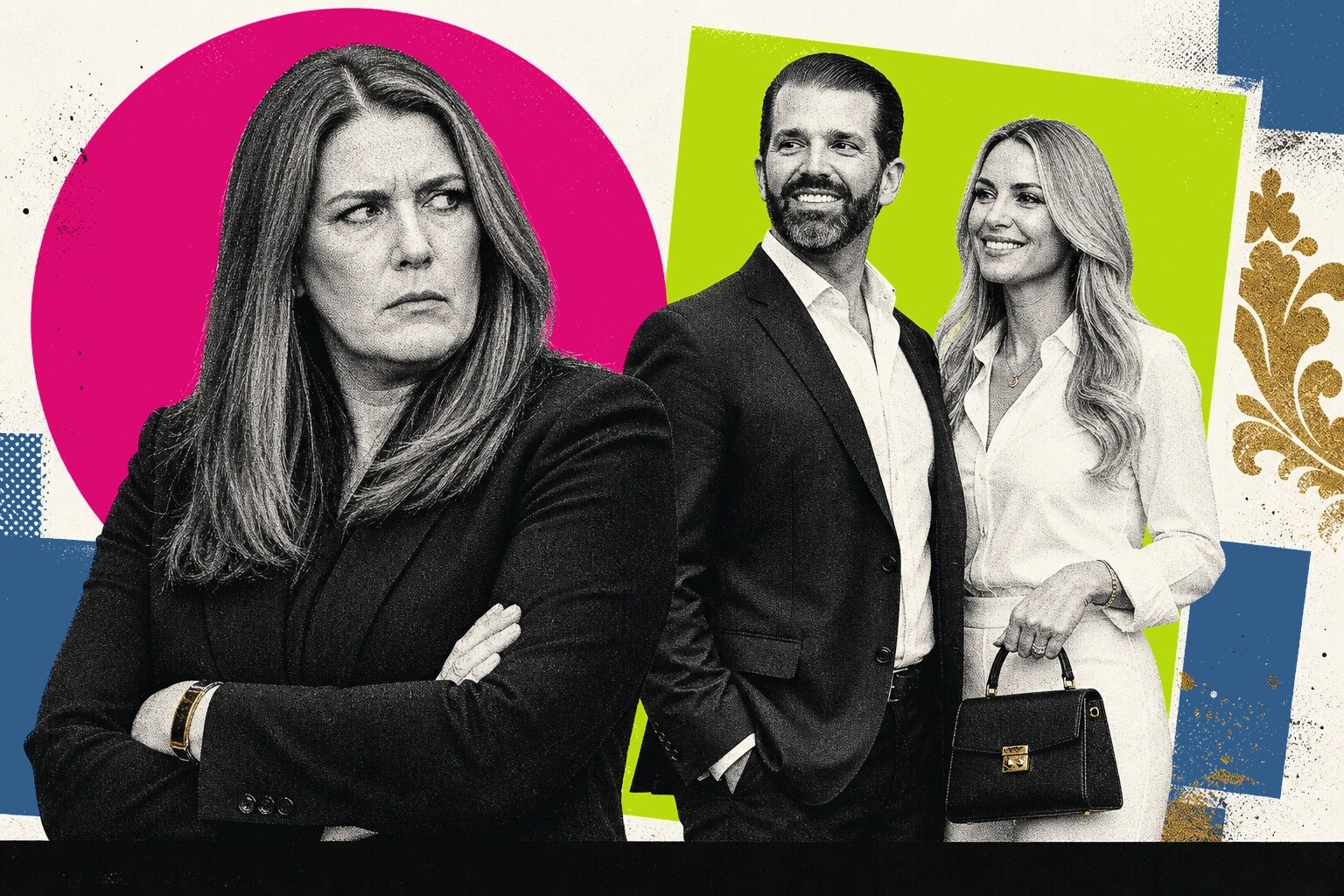 Mary Trump, Donald Trump Jr. and Bettina Anderson