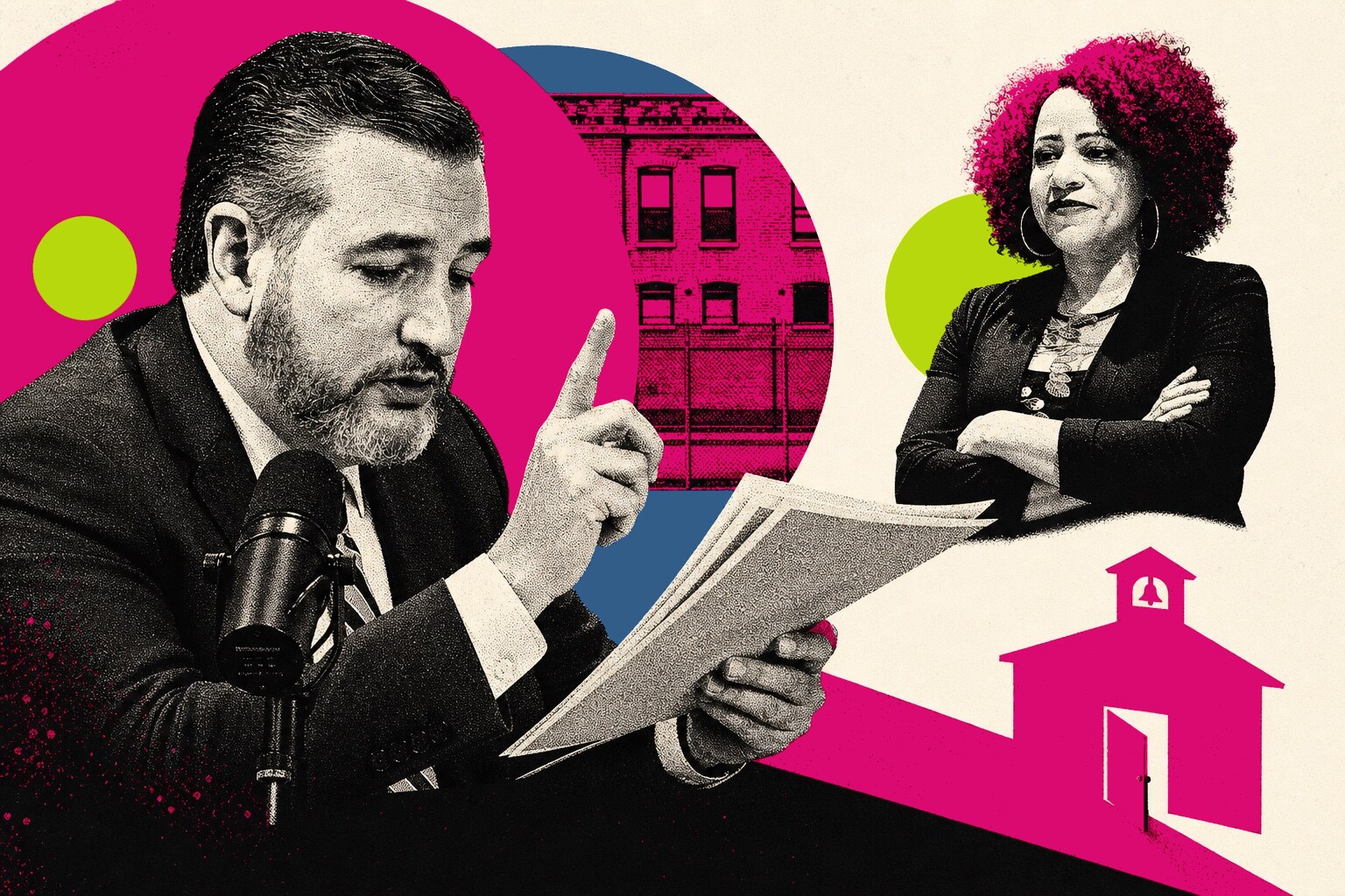Ted Cruz, Nikole Hannah-Jones