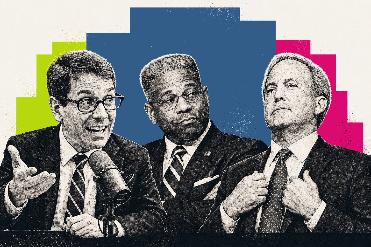 Griff Jenkins, Allen West, Ken Paxton, Angela Paxton
