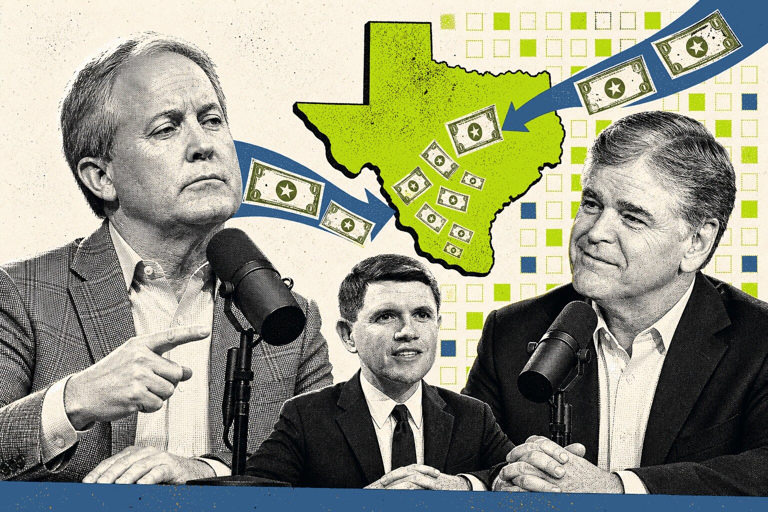 Ken Paxton, Sean Hannity, James Talarico