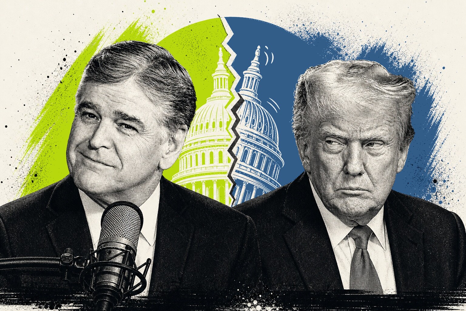 Sean Hannity, Donald Trump