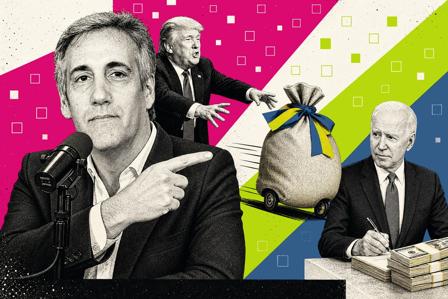 Michael Cohen, Joe Biden, Donald Trump