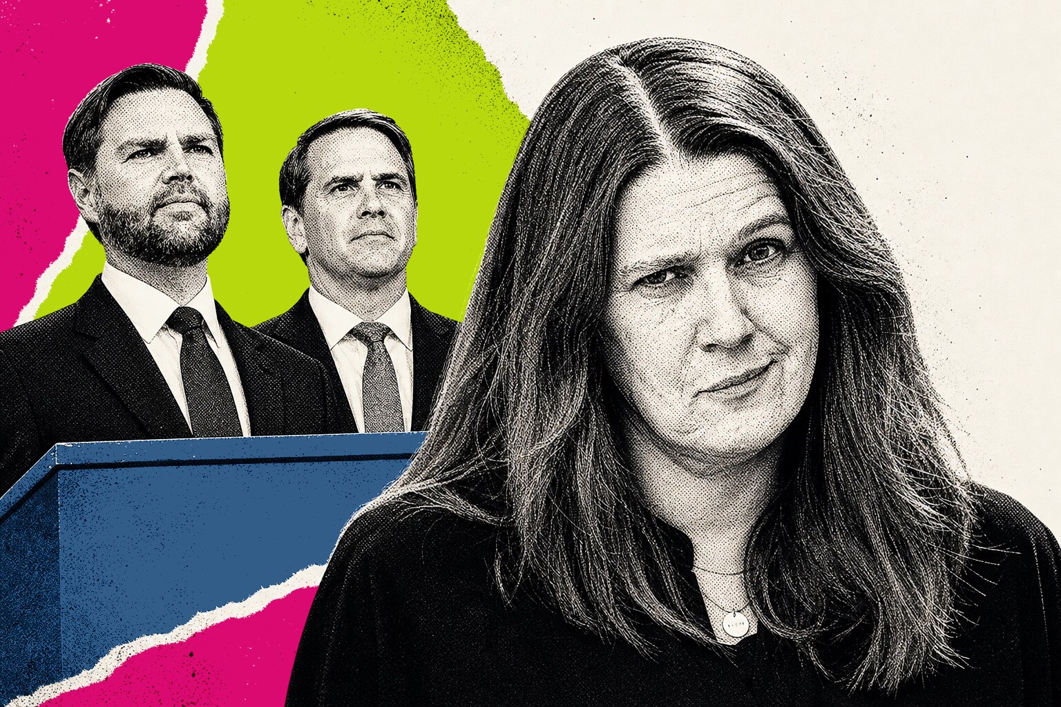 Mary L. Trump, JD Vance, Todd Blanche