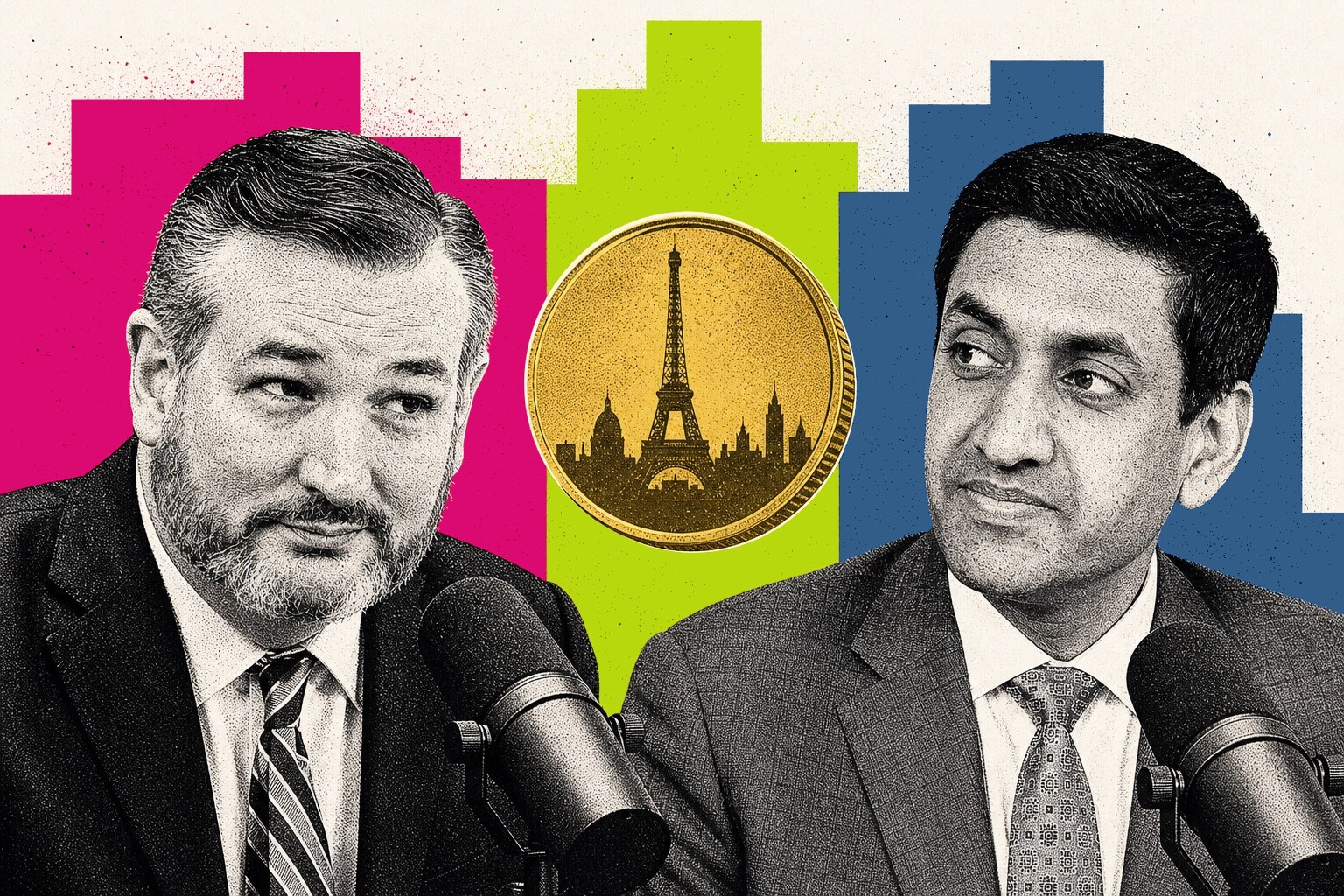 Ted Cruz, Ro Khanna
