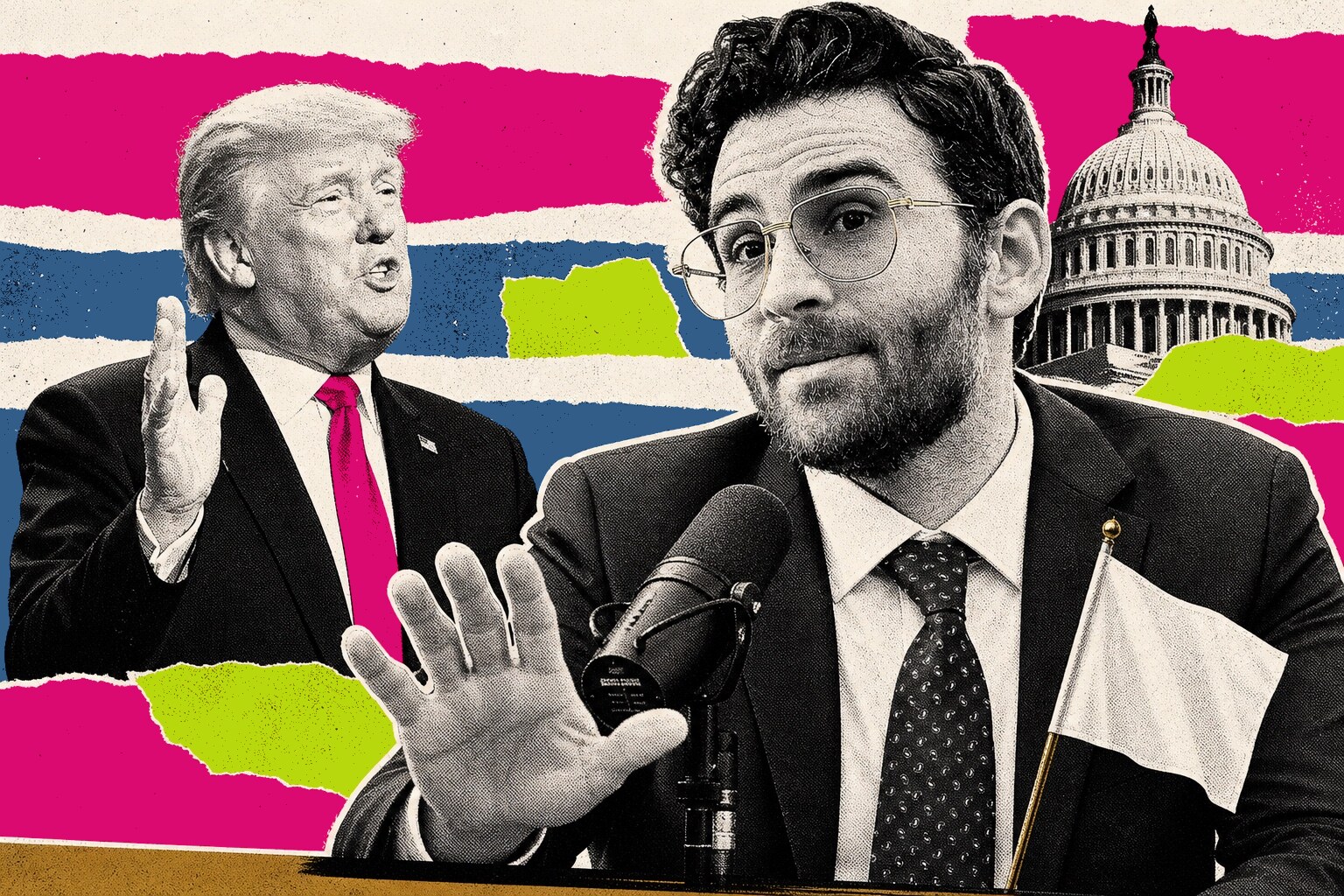 Hasan Piker, Donald Trump
